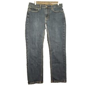 Levi's 541 Athletic Taper Fit Jeans Blue Mens 34 X 29.5 Stretch Workwear Western